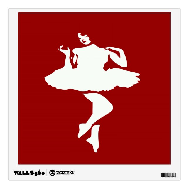 Ballet Dancer Wall Decal (Front)