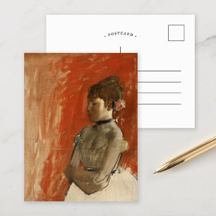 Ballet Dancer with Arms Crossed Edgar Degas Postcard