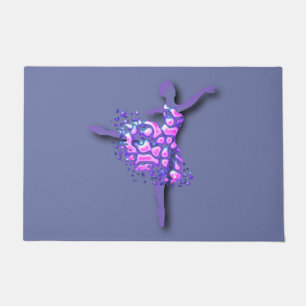 Ballet Dancer Woman Doormat