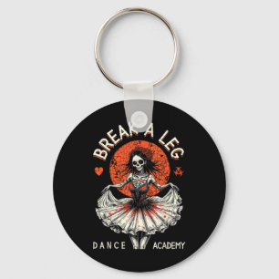 Ballet Dancer Zombie Ballerina Dance Academy Funny Keychain
