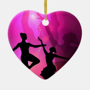 Ballet Dancers Ceramic Ornament