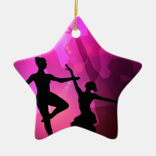Ballet Dancers Ceramic Ornament