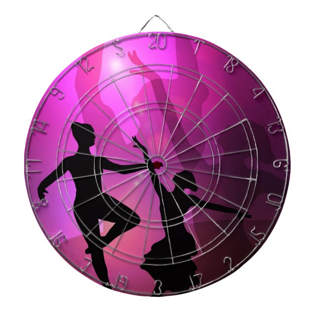 Ballet Dancers Dart Board (Front)