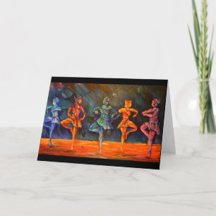 Ballet Dancers II by Timothy Orikri Card