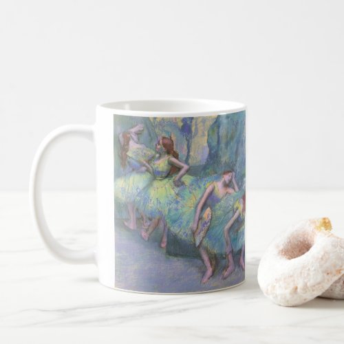 Ballet Dancers in the Wings by Edgar Degas Coffee Mug
