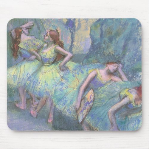 Ballet Dancers in the Wings by Edgar Degas Mouse Pad