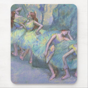 Ballet Dancers in the Wings by Edgar Degas Mouse Pad