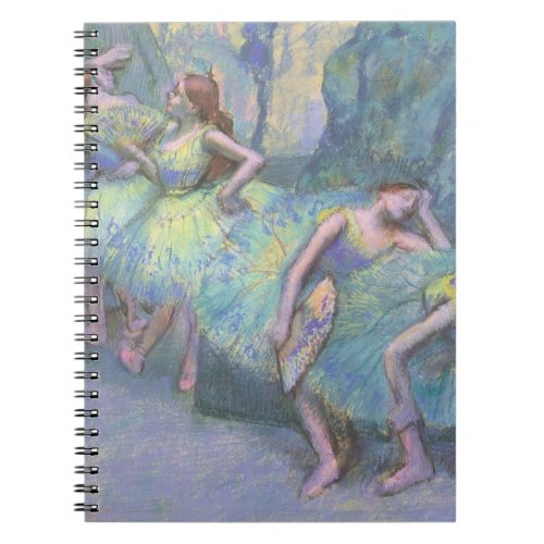 Ballet Dancers in the Wings by Edgar Degas Notebook