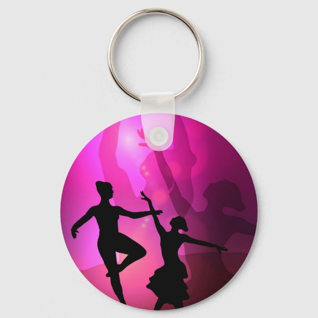 Ballet Dancers Keychain (Front)