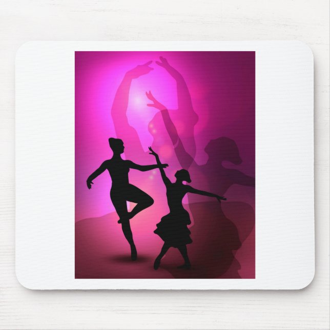 Ballet Dancers Mouse Pad (Front)