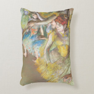 Ballet Dancers on the Stage by Edgar Degas Accent Pillow