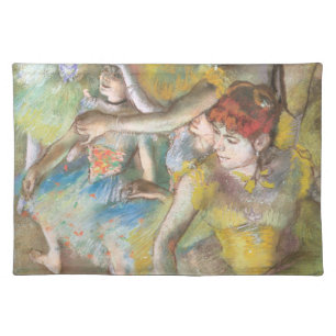 Ballet Dancers on the Stage by Edgar Degas Cloth Placemat