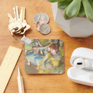 Ballet Dancers on the Stage by Edgar Degas Keychain