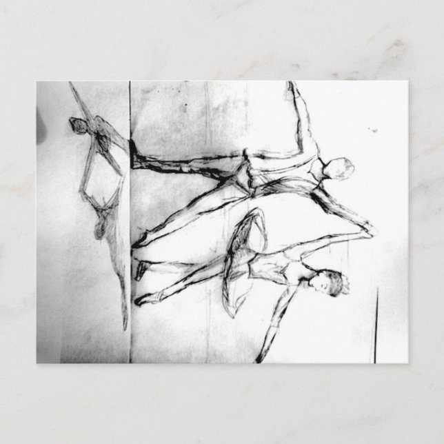 Ballet Dancers Postcard (Front)