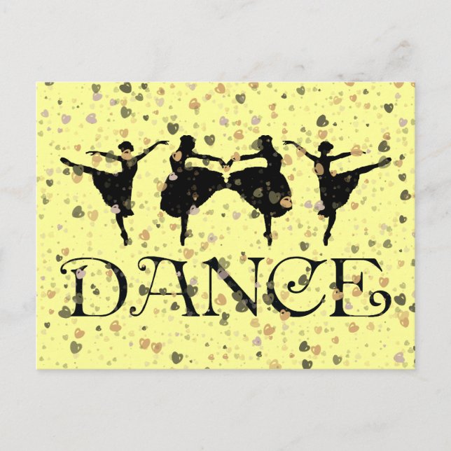 BALLET DANCERS POSTCARD (Front)