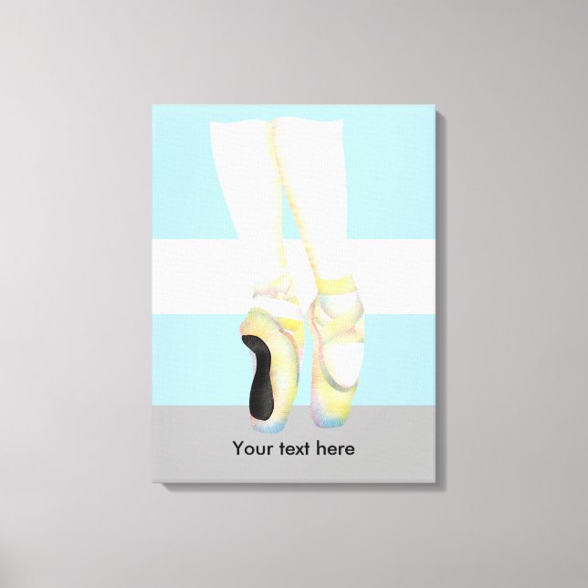Ballet Dancers Shoes Canvas Print (Front)