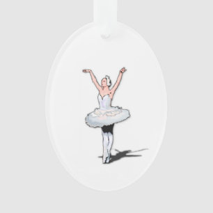Ballet Dancing Ballerina Girl Christmas Ornament