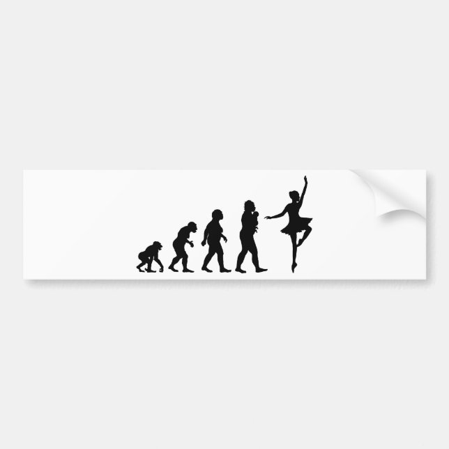 Ballet Dancing Bumper Sticker (Front)