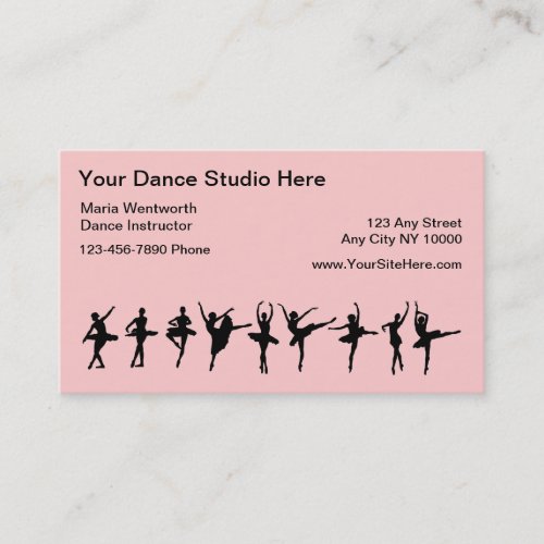 Ballet Dancing Business Cards