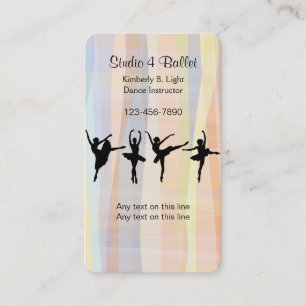 Ballet Dancing Business Cards