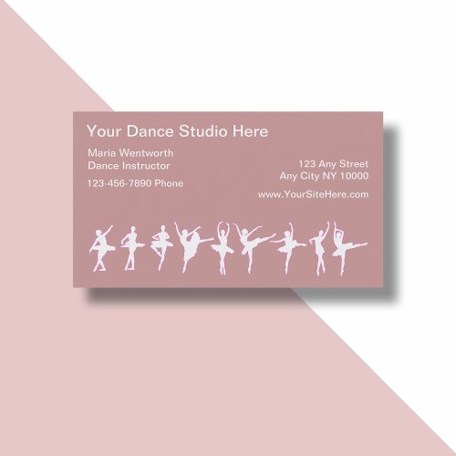 Ballet Dancing Business Cards
