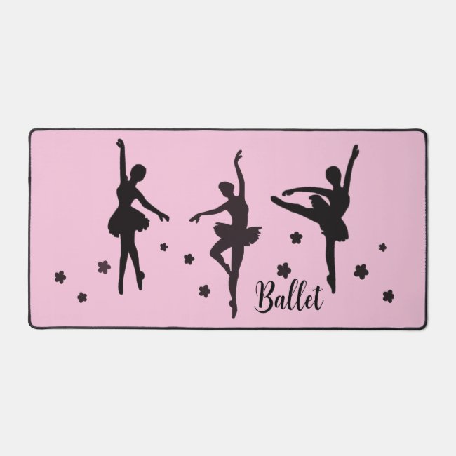 Ballet Dancing Design Desk Mat