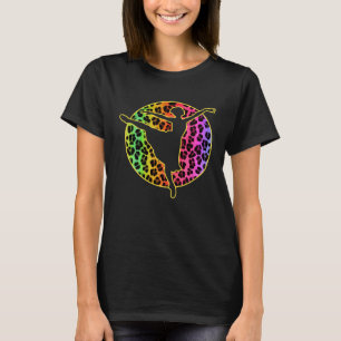 Ballet Dancing Dress Leopard Women Dancer Ballerin T-Shirt