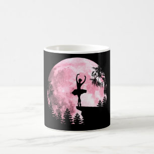 Ballet Dancing Pink Full-Moon Ballerina Women Girl Color Morph Mug