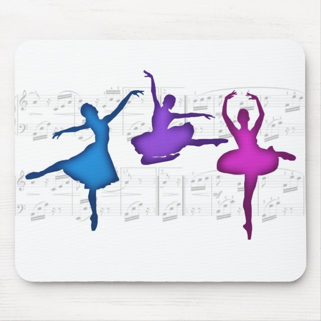 Ballet Day Ballerinas Mouse Pad (Front)