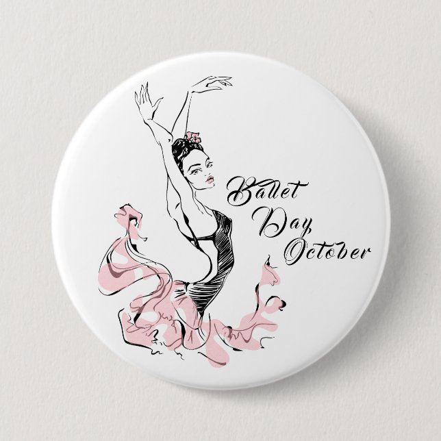 Ballet Day Button (Front)