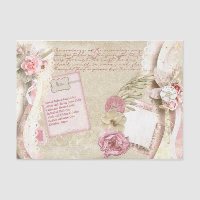 Ballet Design Series 6 Tissue Paper (Front)