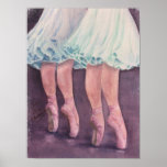 Ballet Duet Poster<br><div class="desc">A Beautiful way to decorate any room in your home - a great housewarming gift,  birthday gift,  anniversary gift and even a wedding gift!!!! .. Make your walls speak to you with this lovely painting in watercolors by the designer</div>