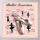 Ballet Exercises Poster | Zazzle