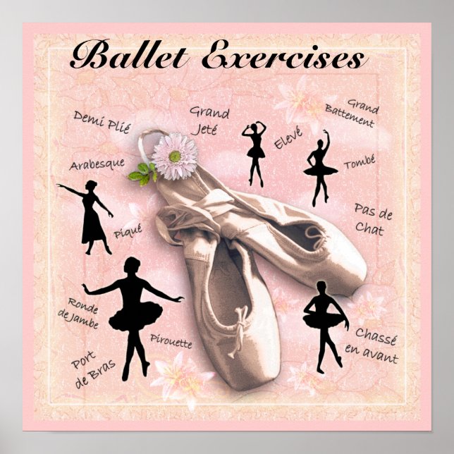 Ballet Exercises Poster (Front)