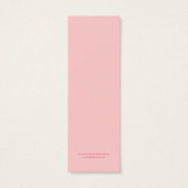 Ballet Fairy Bookmark (customizable) (Back)