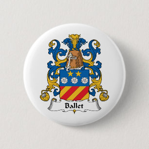 Ballet Family Crest Pinback Button