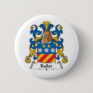Ballet Family Crest Pinback Button