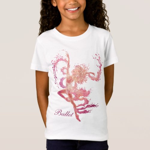 Ballet Fantasy Girls' Baby Doll T-Shirt