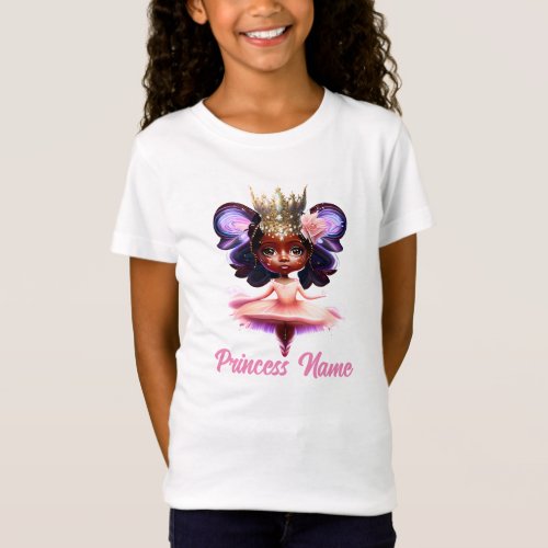 Ballet fantasy whimsical princess ballerina pink T_Shirt