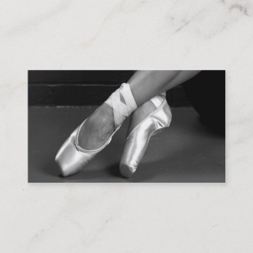 ballet feet business card templates