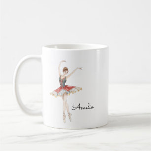 Ballet Girl Personalized Coffee Mug