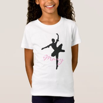 Ballet Girls' T-shirt by LeSilhouette at Zazzle