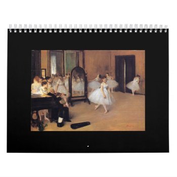 Ballet In Art  Dance Calendar  Degas  Renoir Calendar by MaggieMart at Zazzle