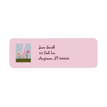 Ballet In Flowers Customizable Address Labels by sfcount at Zazzle