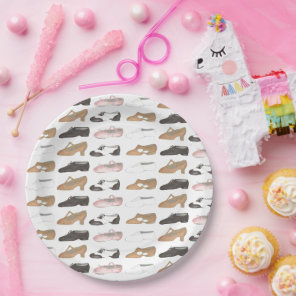 Ballet Jazz Tap Lyrical Acro Character Dance Shoes Paper Plates
