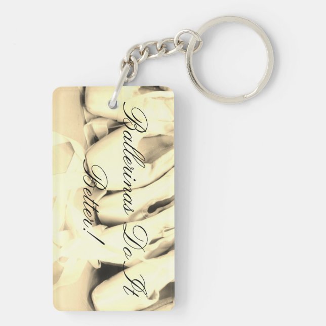 Ballet Keychain (Back)