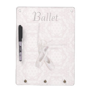 'Ballet & Lace' Dry Erase & Key Board