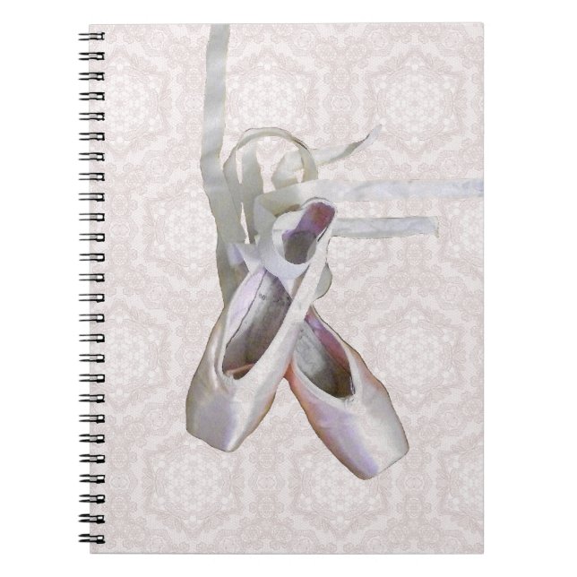 Ballet & Lace Spiral Notebook/Journal Notebook (Front)