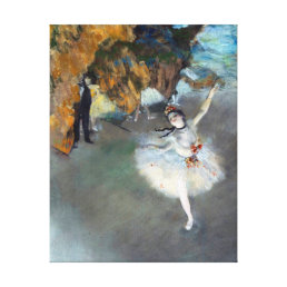 Ballet - l&#39;etoile - Edgar Degas - 1878 Canvas Print