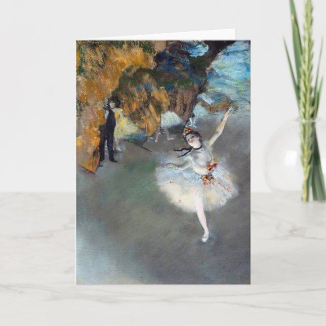 Ballet - l'etoile - Edgar Degas - 1878 Card (Front)